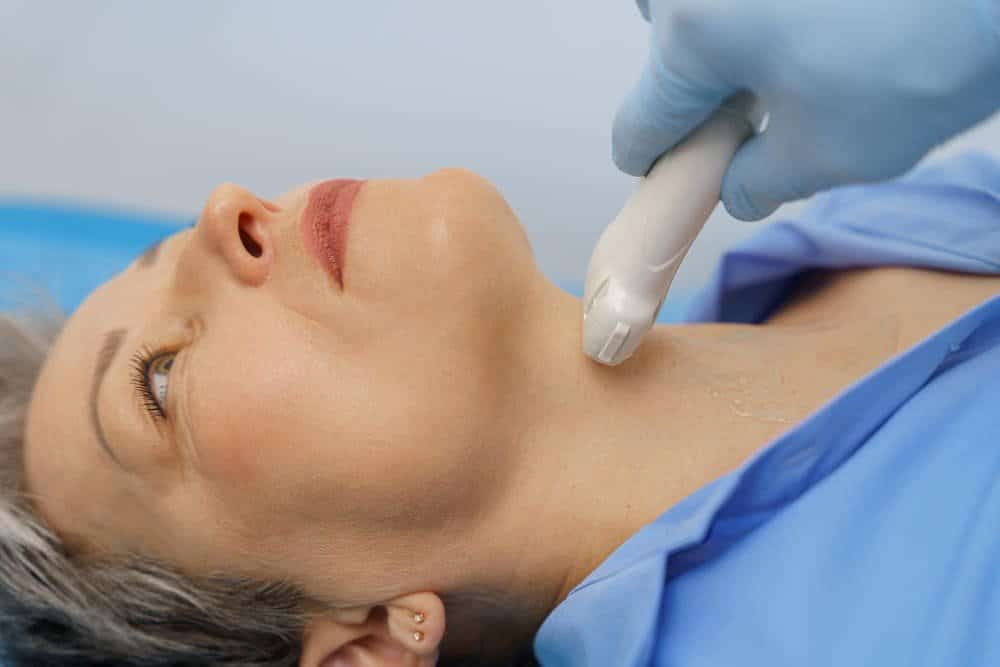 Radiofrequency ablation for a thyroid nodule