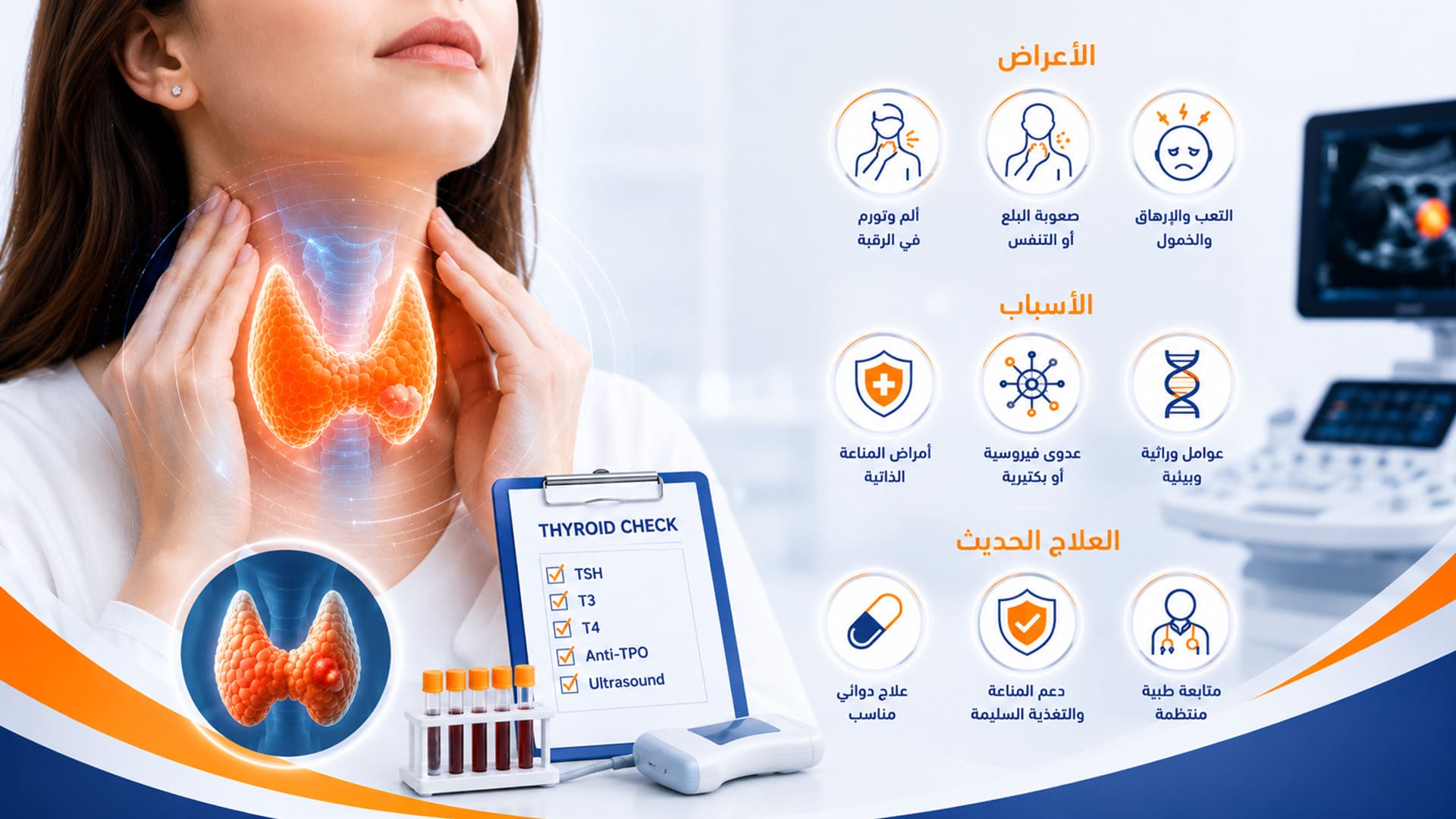 التهاب الغدة الدرقية:الأعراض والأسباب والعلاج الحديث 😊 1 التهاب الغدة الدرقية الأعراض والأسباب والعلاج الحديث