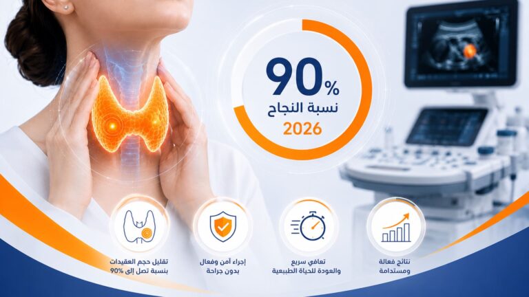 نسبة نجاح التردد الحراري لعلاج عقيدات الغدة الدرقية — 2026